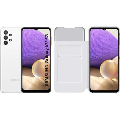 Samsung Galaxy A32 5G 128 GB Wit + Samsung Galaxy A32 Smart S View Book Case Wit Samsung Galaxy A32 5G 128 GB Wit + Samsung Galaxy A32 Smart S View Book Case Wit