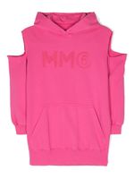 MM6 Maison Margiela Kids robe à logo imprimé - Rose