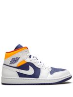 Jordan baskets montantes Air Jordan 1 - Bleu - thumbnail