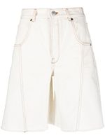 By Malene Birger short en jean à taille haute - Blanc - thumbnail