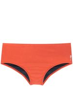 Lygia & Nanny short de bain Ilhabela à logo imprimé - Orange