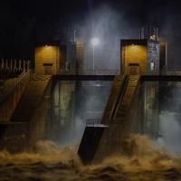 Wanddecoratie Rhythm of the City 020 74x74cm