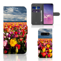 Samsung Galaxy S10 Plus Hoesje Tulpen - thumbnail