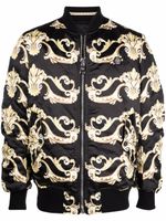 Philipp Plein veste bomber matelassée à imprimé gothique - Noir - thumbnail