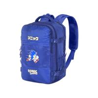 Sonic The Hedgehog - SEGA Unisex Mercury Rugzak Cabin Bag (pak van 1), Blauwe Sonic, Underseat 40x20x25cm, Mercury Rugzak