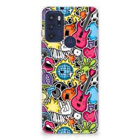 Motorola Moto G60s Silicone Back Cover Punk Rock