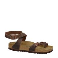 Birkenstock Yara leren sandalen bruin