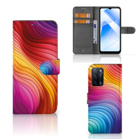 Book Case voor OPPO A16/A16s/A54s Regenboog - thumbnail