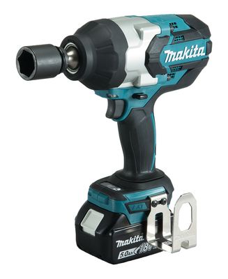Makita DTW1001RTJ DTW1001RTJ Accu-slagmoersleutel 1050 Nm 18 V Aantal meegeleverde accus: 2 5 Ah Incl. 2 accus, Incl. lader, Incl. koffer
