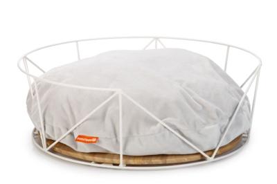 Beeztees Kipu - Kattenmand - Metaal - Wit - M - 50x50x17,5 cm