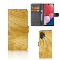 Samsung Galaxy A13 (4G) Book Style Case Licht Hout