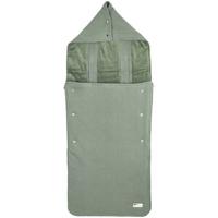 Meyco gebreide buggy voetenzak Knit basic forest green