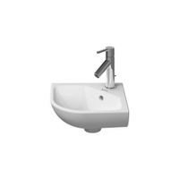 Duravit ME By Starck Hoekfontein 43.5x38x15.5 cm Keramiek Glanzend Wit