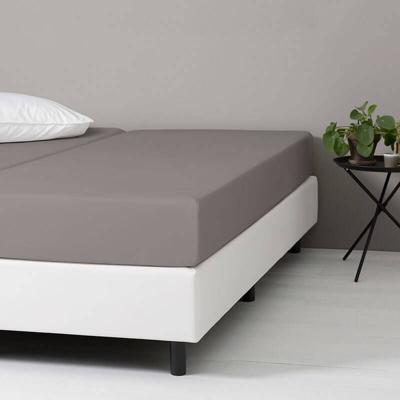 Dekbed Discounter DD Katoenen Hoeslaken - Taupe 180 x 220