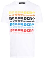 DSQUARED2 t-shirt à logo imprimé - Blanc - thumbnail