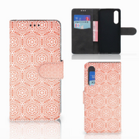 Huawei P30 Telefoon Hoesje Pattern Orange