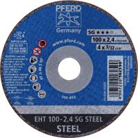 PFERD EHT 100-2,4 SG STEEL/16,0 61340116 Doorslijpschijf recht 100 mm 25 stuk(s) Staal - thumbnail