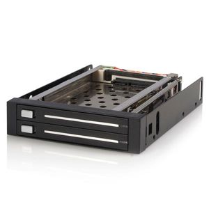 StarTech.com 2-Bay 2,5 inch Hot-Swappable SATA Mobile Rack Backplane