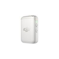 DJI Mic 2-zender (parelwit), draadloze microfoon met intelligente ruisonderdrukking, 14 uur interne opname, 6 uur batterij, magnetische bevestiging, Bluetooth-microfoon
