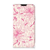 Apple iPhone 14 Plus Smart Cover Pink Flowers