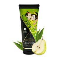 Shunga Kissable Massage Cream - Pear and Exotic Green Tea - 7 floz / 200 ml - thumbnail