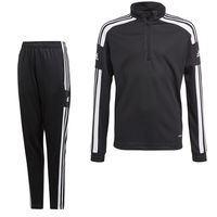 adidas Squadra 21 Trainingspak Zwart Wit - thumbnail