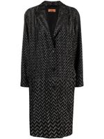 Missoni manteau à simple boutonnage - Noir