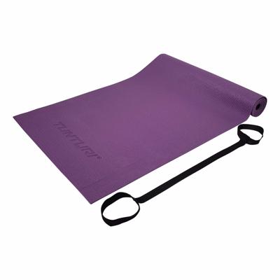 Tunturi PVC Yogamat - Fitnessmat - 182 x 61 x 0,4 cm - Paars Tunturi PVC Yogamat - Fitnessmat - 182 x 61 x 0,4 cm - Paars