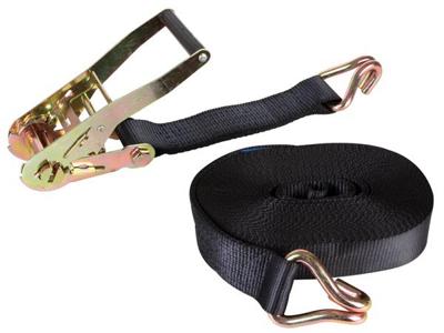 Perel spanband met opspanratel 1000 kg 12 meter textiel zwart Perel spanband met opspanratel 1000 kg 12 meter textiel zwart