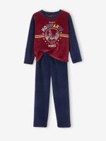 Fluwelen jongenspyjama Harry Potter® marineblauw, bordeaux