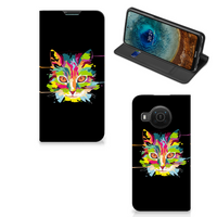 Nokia X20 | X10 Magnet Case Cat Color - thumbnail