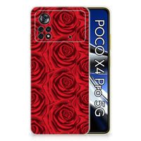 Xiaomi Poco X4 Pro 5G TPU Case Red Roses