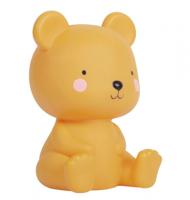 A Little Lovely Company nachtlamp Beer junior 13 cm PVC geel