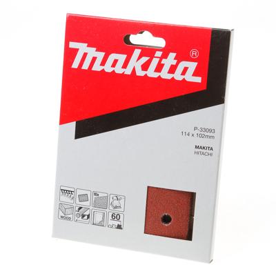 Makita Schuurvel 114 x 102 mm red velcro
