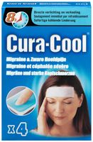 Be Cool Cura-cool migraine strips (4 st)