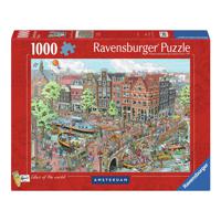 Ravensburger Legpuzzel Fleroux Amsterdam, 1000st. - thumbnail