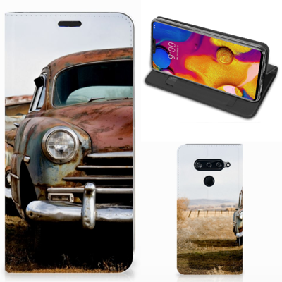 LG V40 Thinq Stand Case Vintage Auto LG V40 Thinq Stand Case Vintage Auto