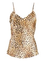 Gilda & Pearl Golden Hollywood silk camisole - Marron