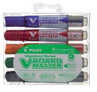 Viltstift PILOT Begreen whiteboard rond assorti 2.3mm 5stuks