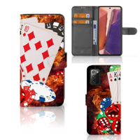 Samsung Galaxy Note 20 Wallet Case met Pasjes Casino