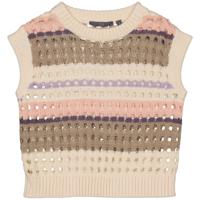 LEVV Meisjes spencer - Kirsti - AOP grijs gestrept