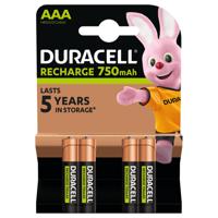 Duracell Plus AAA oplaadbare batterijen - 4 stuks - thumbnail