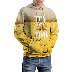 grafisch oktoberfest bier herenmode 3d print hoodie vakantie streetwear hoodies wit hooded print fleece winter lente herfstdesigner sweatshirt met capuchon Lightinthebox