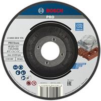 Bosch 1x PRO Stone Longlife doorslijpschijf voor kleine haakse slijpers en asgat 22,23 mm (voor Holle bakstenen bouwsteen, Marmer, Ø 125 mm, Professional Accessoires Kleine haakse slijper)