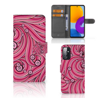 Samsung Galaxy M52 Hoesje Swirl Pink - thumbnail