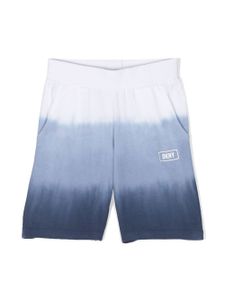 Dkny Kids short de sport à logo imprimé - Blanc