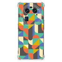 OPPO Find X6 Doorzichtige Silicone Hoesje Funky Retro