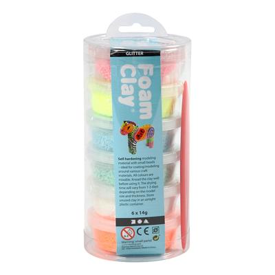 Creativ Company Pastel Kleuren Glitter, 6x14gr. Creativ Company Pastel Kleuren Glitter, 6x14gr.