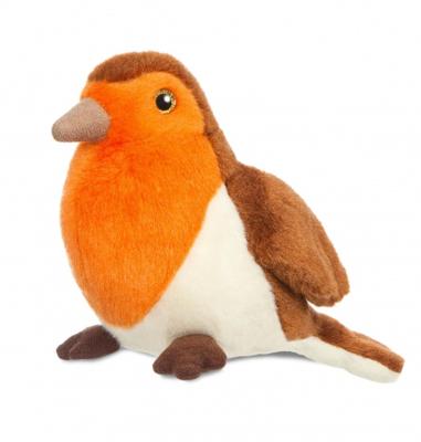 Aurora knuffel Mini Flopsie roodborstje 20,5 cm