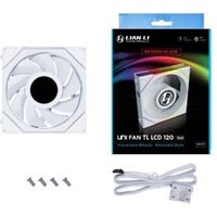 Lian Li UNI FAN TL LCD Reverse Blade Series 120mm White - thumbnail